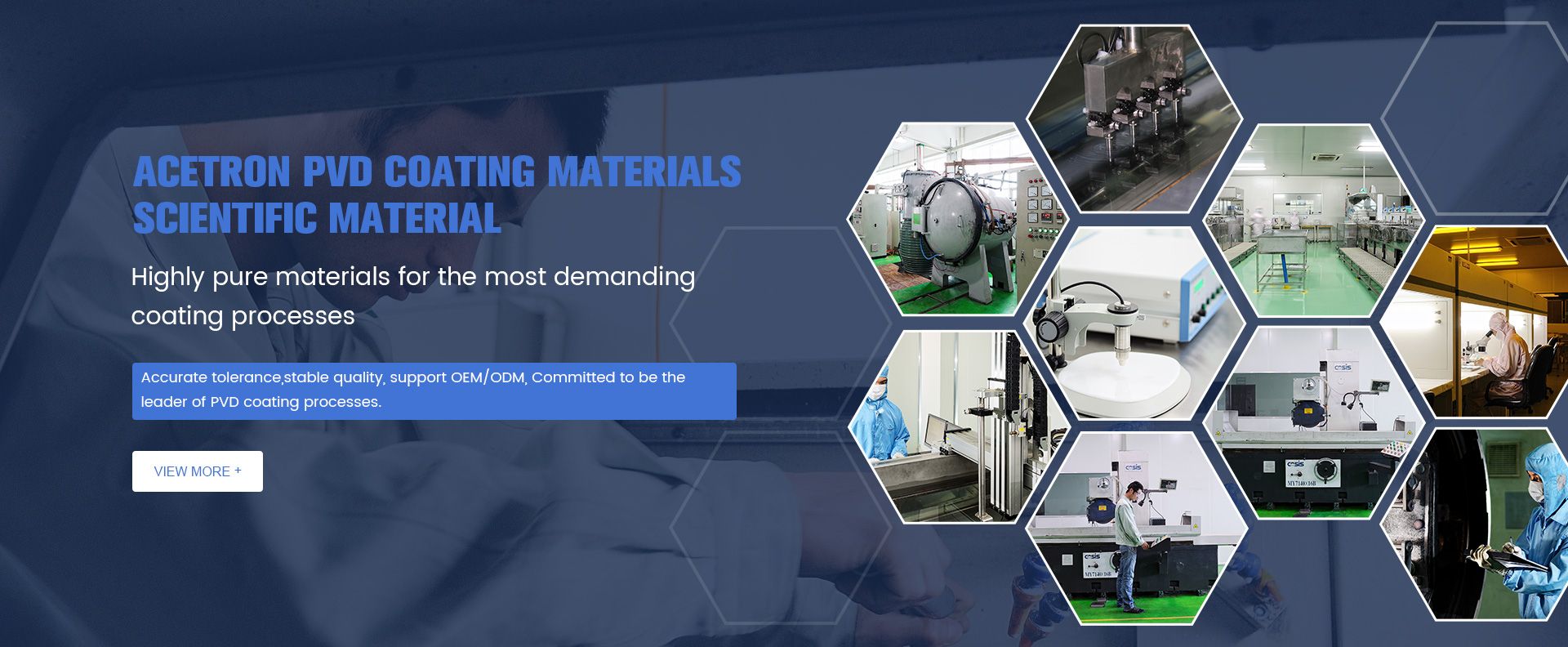 Acetron PVD coating materials scientific material